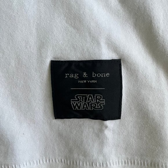 rag & bone x Star Wars Stormtrooper White T Shirt XXS - NWT - Picture 3 of 8